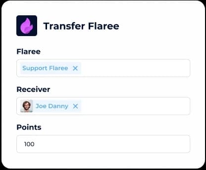 How to transfer Flarees and list my Flarees