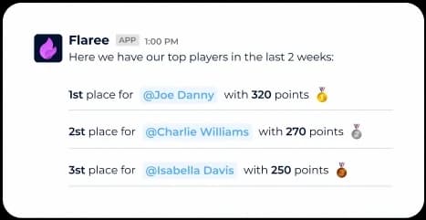 Leaderboard announcements
