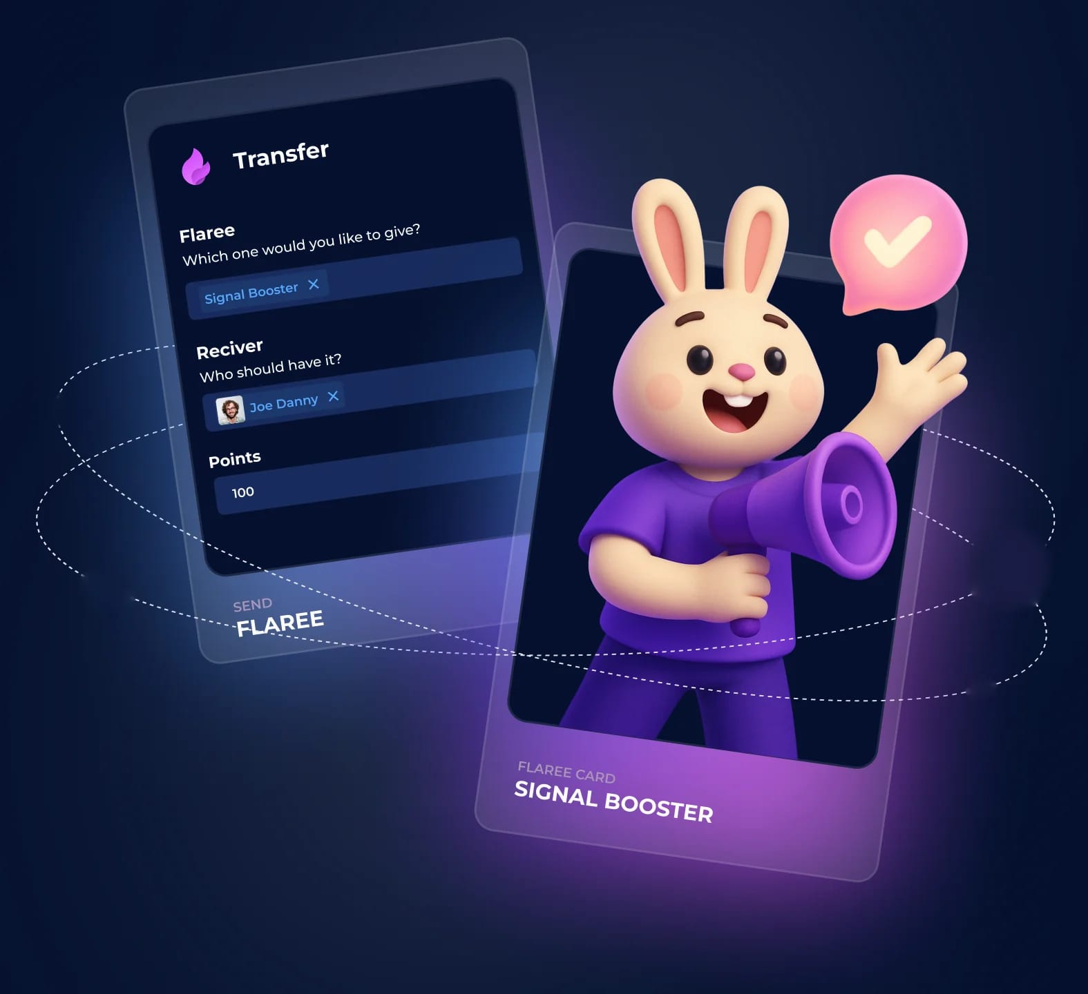 flaree kudos app slack employee recognition